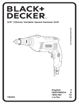 Black & Decker TB555 User manual