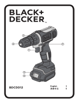 Black & Decker BDCDD12 User manual