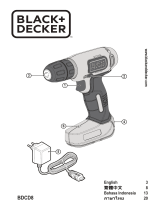 BLACK+DECKER BDCD8 User manual