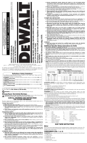 DeWalt D21002 User manual