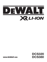 DeWalt DCS380 User manual