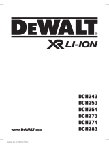 DeWalt DCH274 User manual