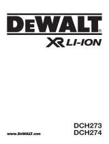 DeWalt DCH273 User manual