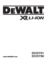 DeWalt DCD791 User manual