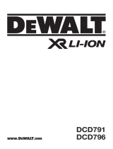 DeWalt DCD796 User manual