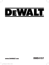 DeWalt DWE4157 User manual