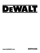 DeWalt DWP849X User manual