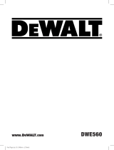 DeWalt DWE560 User manual