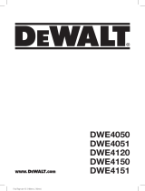 DeWalt DWE4050 User manual