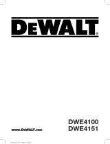 DeWalt DWE4100 User manual
