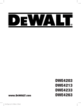 DeWalt DWE4263 User manual