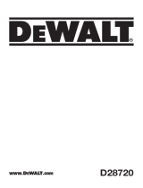 DeWalt D28720 User manual