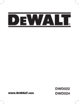 DeWalt DWD022 User manual