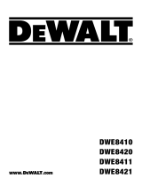 DeWalt DWE8420 User manual