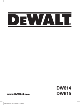 DeWalt DW615 User manual