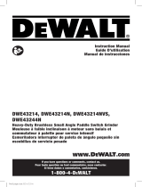DeWalt DWE43214 User manual