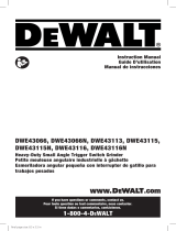 DeWalt DWE43116 User manual