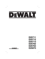 DeWalt D25762K-B2 User manual