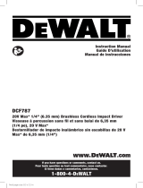 DeWalt DCF787 User manual