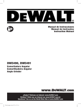 DeWalt DWE491 User manual