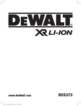 DeWalt DCS373 User manual