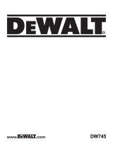 DeWalt DW745 User manual