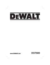 DeWalt DCF680 User manual