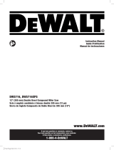DeWalt DWS716 User manual