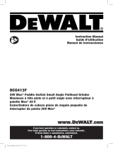 DeWalt DCG413FB User manual