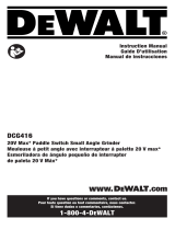 DeWalt DCG416T2 User manual