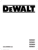 DeWalt D25501K User manual