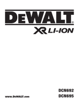 DeWalt DCN692 User manual