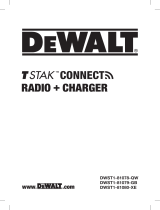 DeWalt T STAK CONNECT  DWST1-81079-GB User manual