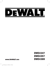 DeWalt DWE4347 User manual