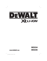 DeWalt DCS335 User manual