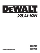 DeWalt DCD778 User manual