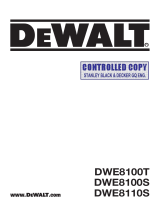 DeWalt DWE8100S User manual