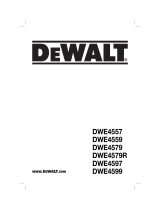 DeWalt DWE4579 User manual