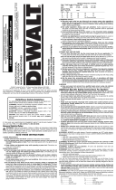 DeWalt DW421 User manual