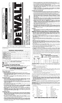 DeWalt DWE357 User manual