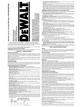 DeWalt DW364 User manual