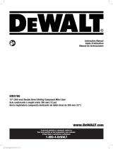 DeWalt DWS780 Dual-Bevel Sliding  Owner's manual