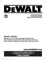 DeWalt DCS391P1 20V MAX Cordless  Owner's manual