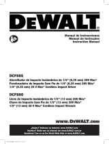 DeWalt DCF885B User manual