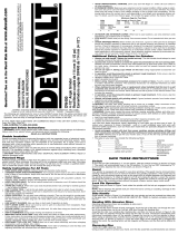 DeWalt DW400 User manual
