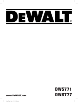 DeWalt DWS777 User manual