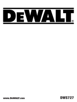 DeWalt DWS727 User manual