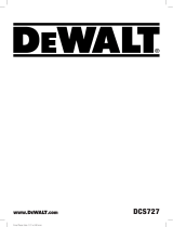 DeWalt DCS727 User manual
