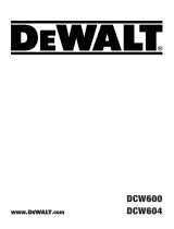 DeWalt DCW604NT User manual