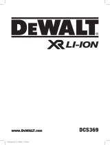 DeWalt DCS369P2 User manual